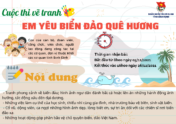 Cuộc thi vẽ tranh Em yêu biển đảo Việt Nam
